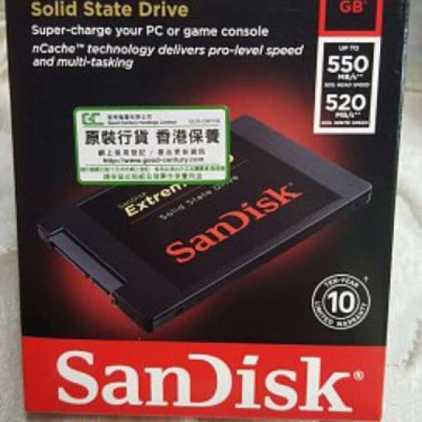 San Disk Extreme PRO SSD 99%New 240GB 行貨 保用十年