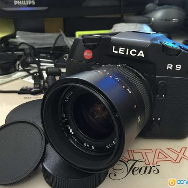 95% New Leica R9 Body + 28-70mm f/3.5-4.5 Rom Lens Set
