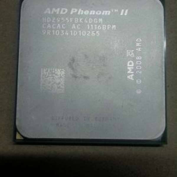 AMD Pheonom II  x4 955（AM3)