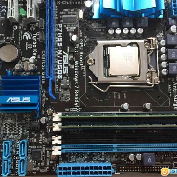 ASUS P7H55-M + I3 540 + 8G DDR3 RAM