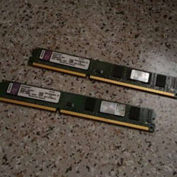 Kingston DDR1333  4GB ram 兩條