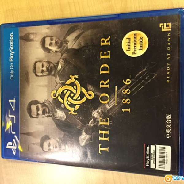 Playstation PS 4 99% New The Order 1886, code 未使用