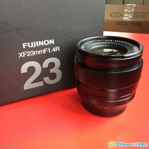 99%新 Fujifilm XF 23MM F1.4 R (行貨有保至2016年10月,for XT1 XE2 XPRO)