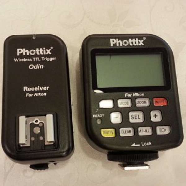 Phottix Odin Receiver 加 Phottix 發射器 (for Nikon)