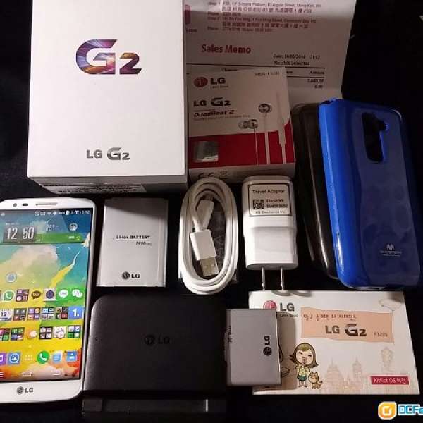 LG G2 F320S on G3  ROM (2GB + 32GB ROM, 白色, 韓水, 3電2充, 鋪養到6月16日, 98...