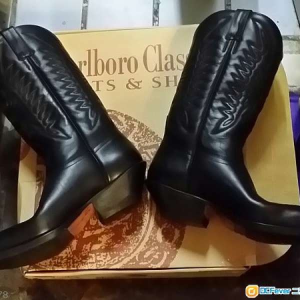 Marlboro Classics 牛仔長Boots 黑色