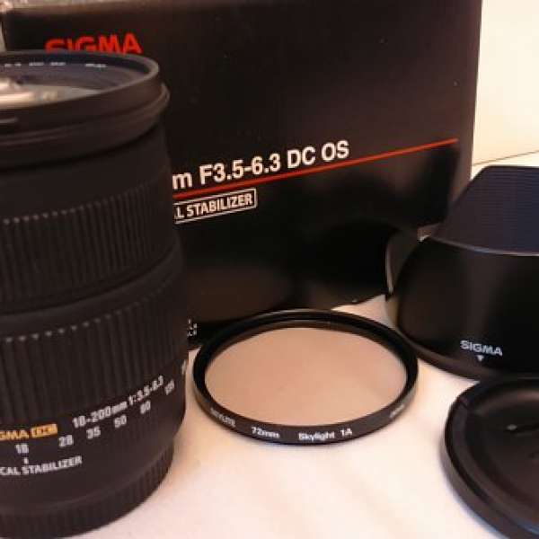 Sigma 18-200mm F3.5-6.3 DC OS 鏡頭 (Canon mount)