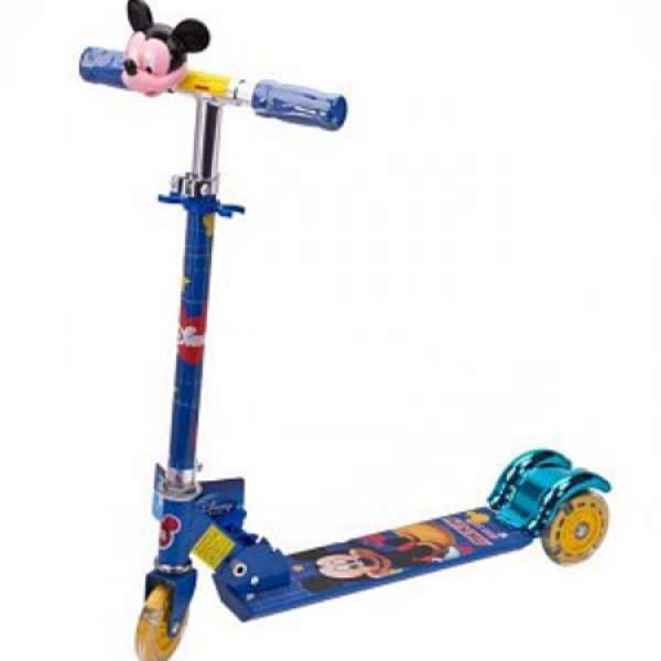 全新Disney迪士尼兒童三輪滑板車(送價值$29的跳繩)