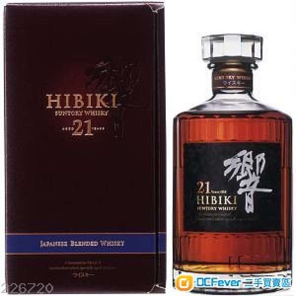 日本 Suntory 響 21年 Hibiki Japanese Harmony 日本威士忌 350ml