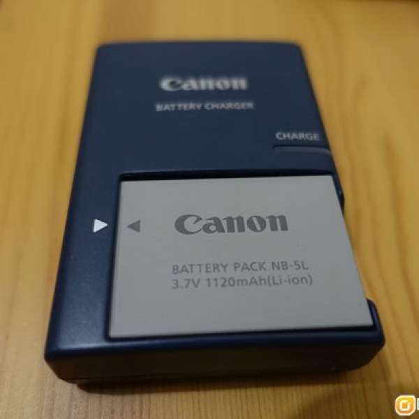 Canon charger & battery NB-5L