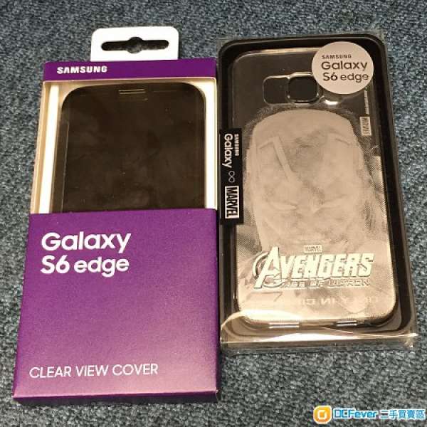 全新 Galaxy S6 Edge Clear View Cover + Clear Cover