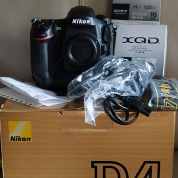 Nikon D4 + XQD 16G + XQD Card Reader
