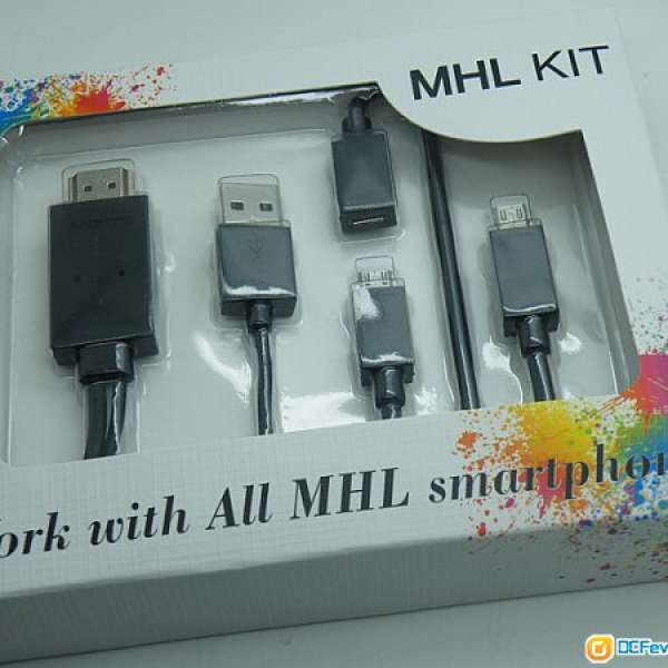 MHL Kit - Micro USB to HDMI Adaptor 黑色 (HTC Sony Samsung 小米 等適用)