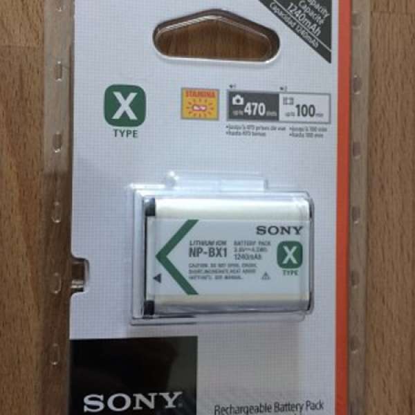 全新原廠未開封 Sony NP-BX1 電池 RX HX WX 用