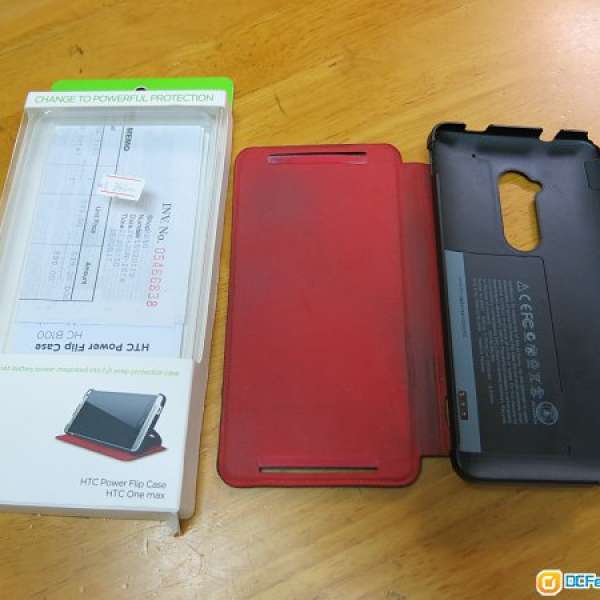 HTC One Max 原廠 可翻轉式電源擴充保護套(Power Flip Case)