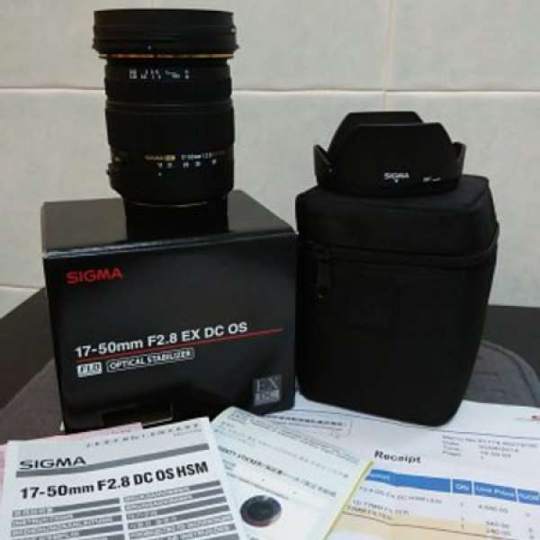 Sigma 17-50mm F2.8 EX DC OS HSM 有保養 for canon