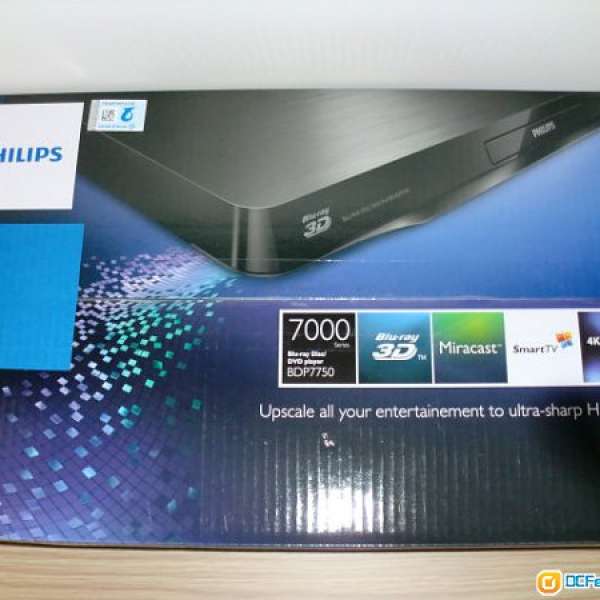 Philips BDP7750/98 (4K 3D藍光播放機), 全新未開盒