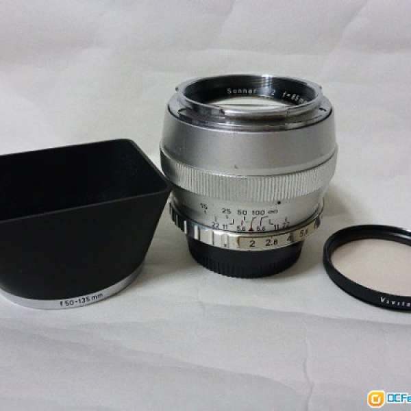 Contarex 85mm F2 (巳改Nikon mount)