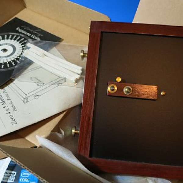 Zero Image 4x5 pin hole camera + extension frame (100% new)