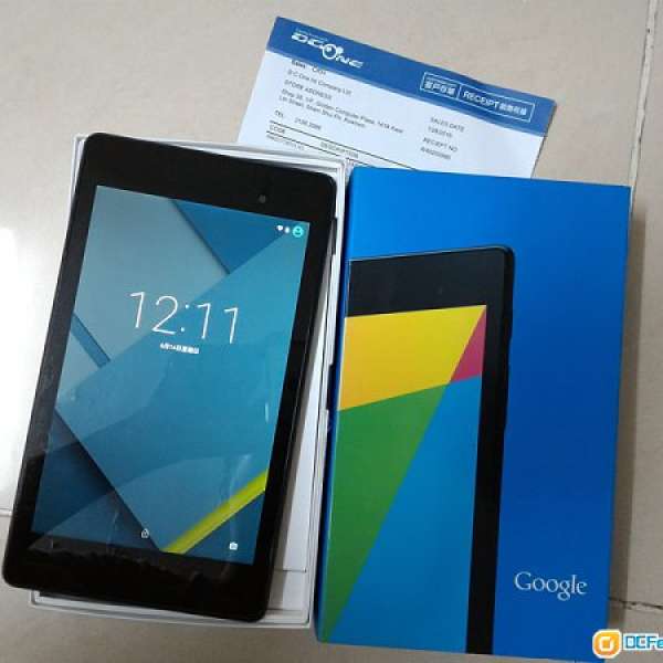 80%New Nexus 7 2013 16GB Wifi 行貨有保 01.2016