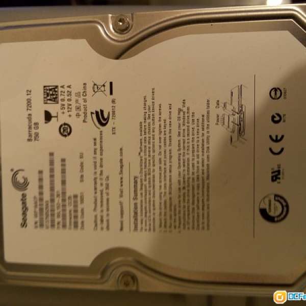 半壞 Acer Barracuda 7200.12 750GB