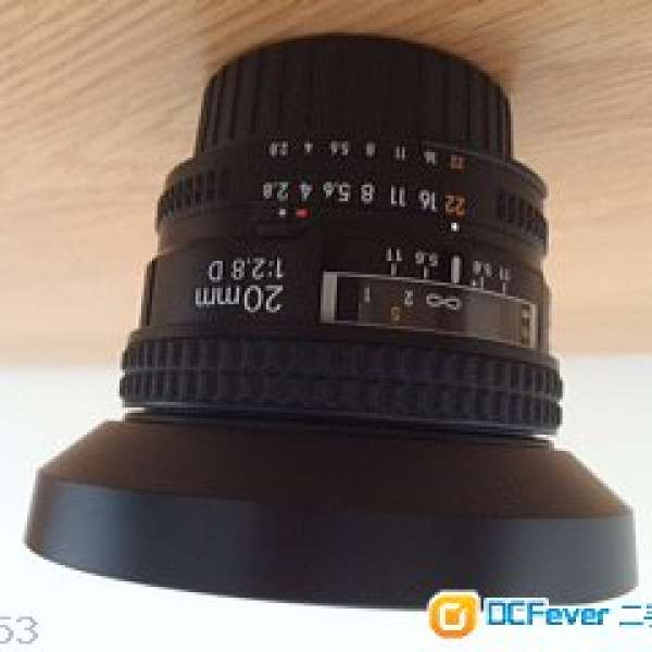 Nikon AF 20mm F2.8 + HB 4 + NIKON CPL II 62 all 99.9% NEW