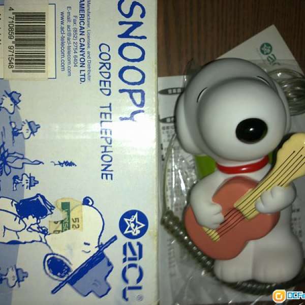 `100% new Snoopy corded telephone