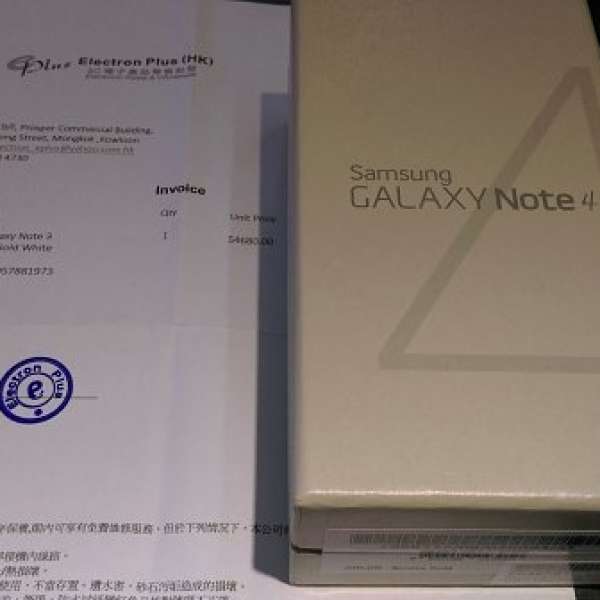 全新行貨 SamSung GALAXY Note 4 N910u 金色