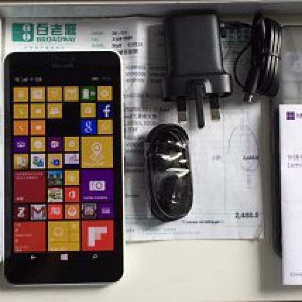 95%新 Microsoft Lumia 640XL 白色 百老匯5月購買行貨 雙咭雙4G Zeiss 1300萬像鏡頭...