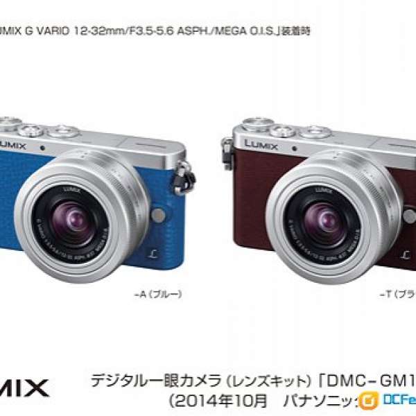 全新中英日韓語文 Panasonic GM1S  藍色或棕色 (機身/BODY)