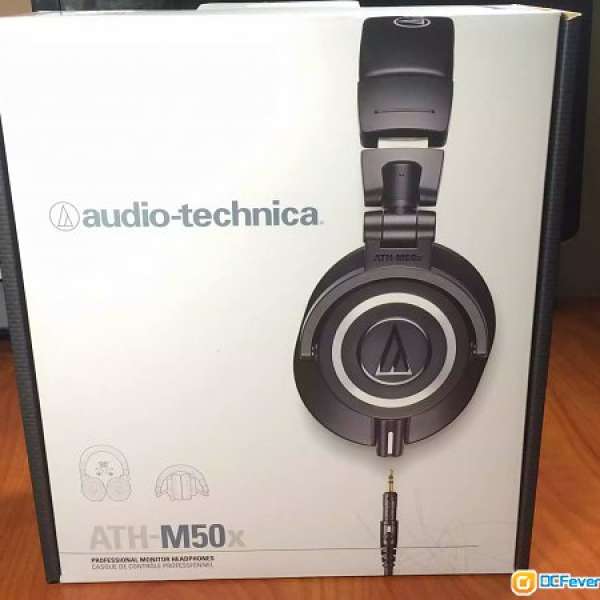 出售未開盒 100% 全新 ATH M50x 鐵三角耳筒 headphones 黑色 全港最平 Audio-techn...