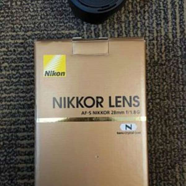 Nikon AF-S NIKKOR 28mm f/1.8G 99%新,行貨,有保。