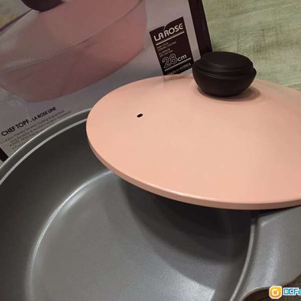 玫瑰矮鍋 Chef Topf La Rose 28cm (粉紅色) 超平價$400