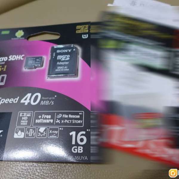 SONY 16GB micro SD 咭 (CLASS 10, UHS-1)