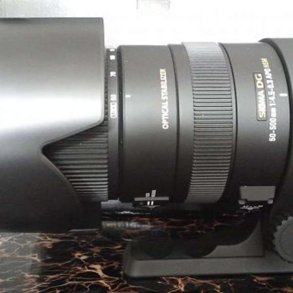 Sigma 50-500mm f4.5-6.3 apo dg os hsm(For Nikon) 有保