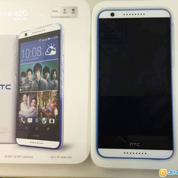 95% 極新HTC DESIRE 820 行貨有保齊套 - 真8核真雙卡4G互換