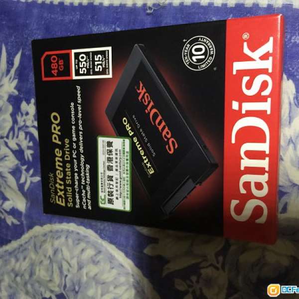 San Disk Extreme PRO SSD 99%New 480GB 行貨 保用十年