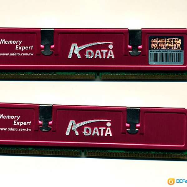 AData DDR2 800 1GB x 2 連原裝 heatsink 可少議
