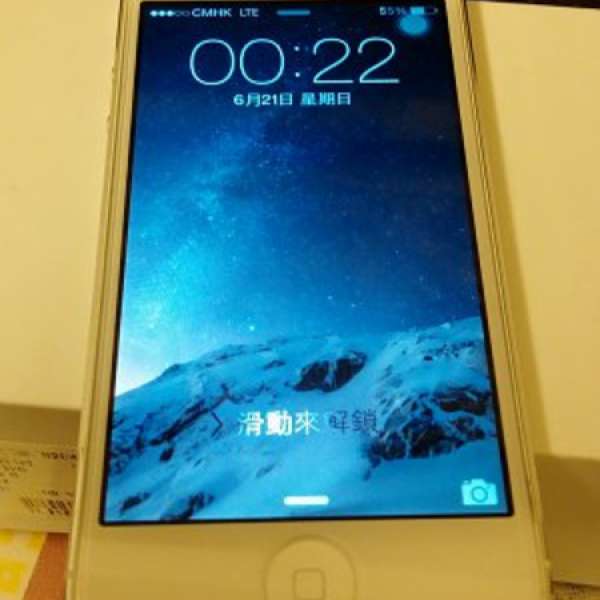 iPhone 5 64GB Silver 85% new