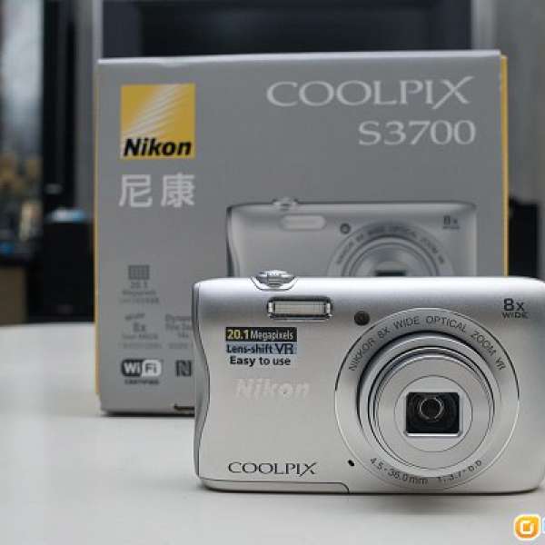 粗用首選 - Nikon CoolPix S3700 (全新行貨，一年保，配件齊)