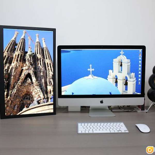 98% New iMac 27" Retina 5K 3TB Fusion 16G RAM+Apple 27" LED Monitor