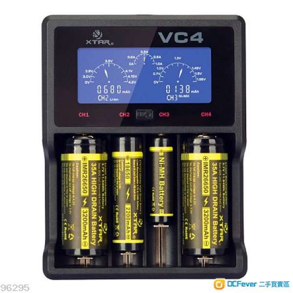 97%新萬用充電器 XTAR VC4 for Li-ion and Ni-MH/Ni-CD