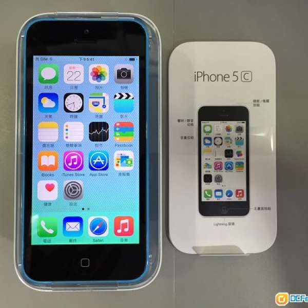 Apple iPhone 5C 32GB 香港行貨 藍色 *98%new ! 有盒配件 ！