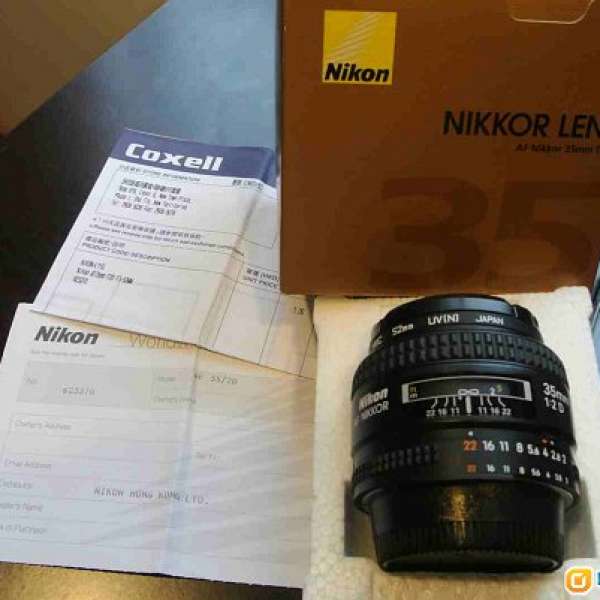 Nikon MB-D80 正廠 值倒 合D80/D90 使用 + AF 35 2/F