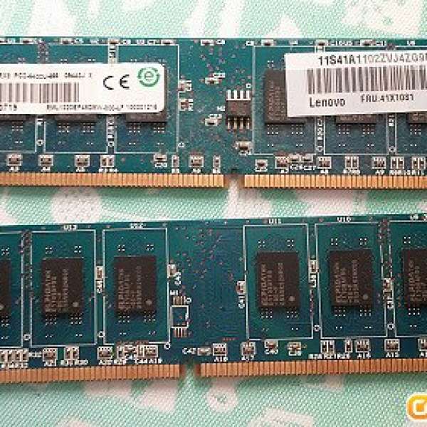 Lenovo 廠機用DDR2 2G*2 ($170)