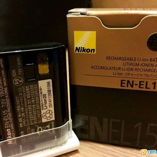 原廠 Nikon EN-EL15 電池