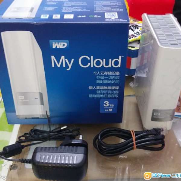 90% New WD My Cloud 3TB (行貨，有保養)