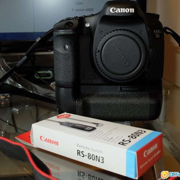 Canon EOS 7D $5,500+原廠 BG-E7+RS-80N3