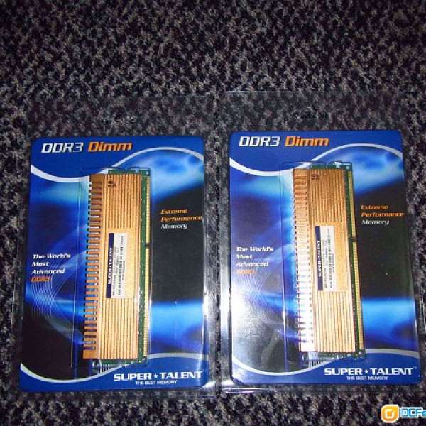 95%新 SuperTalent DDR3 1600 2GB RAM X 2