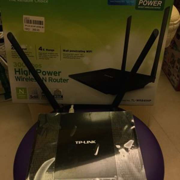 90% New TP-Link Router 841HP 300Mb  雙天線